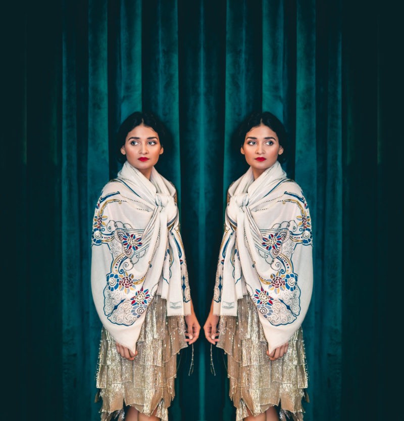 karishma jhalani, jyotika jhalani, janavi india, kiera chaplin, portraiture, luxury shawls, luxury stoles, cashmere shawls, cashmere stoles, fashion photography, luxury cashmere, fashion portraits, naina redhu, naina.co, fashion photographer, naina, luxury photographer, luxury photography