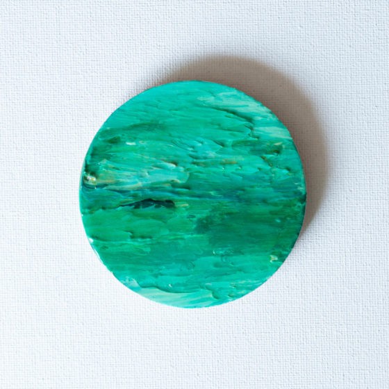 Peaceful Brooch, 2021, 3 Inches