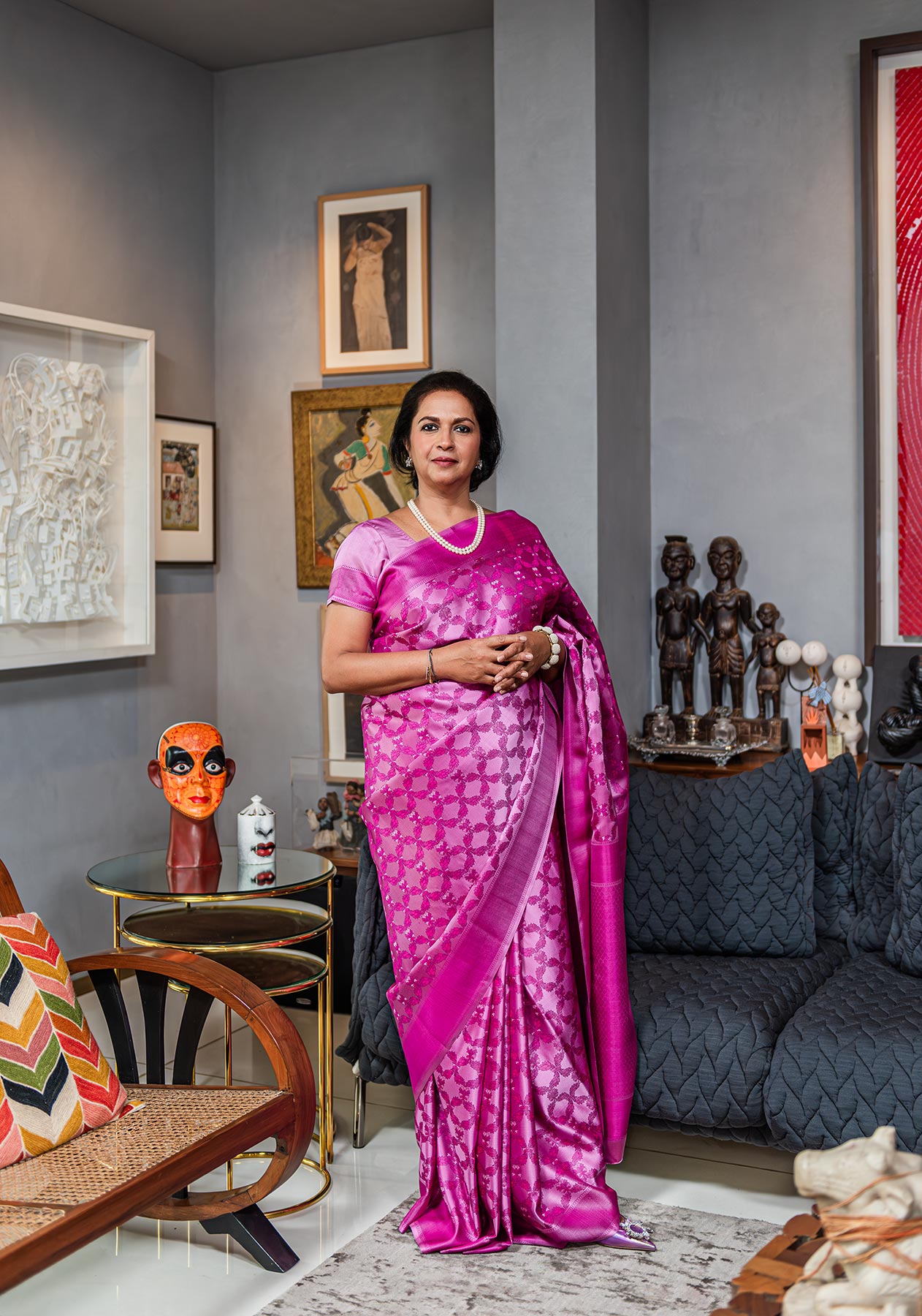 priya paul, angadi, advaya, national handloom day, portraiture, portrait photographer, women photographers, naina.co, naina redhu, tccggd, satin brocade saree, delhi portrait photographer, head shot photographer, corporate portrait photographer