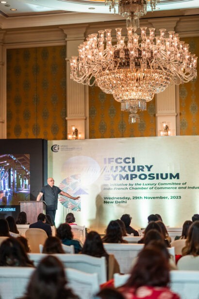 IFCCI, Indo-French Camber of Commerce and Industry, Luxury Symposium, Leela New Delhi, Payal Kanwar, Srimoyi, Swagata Bottero, Peepul, LongForm, Luxury Conference, Supporting Partner, Naina.co, Naina Redhu, Comite Colbert, Benedict Epinay