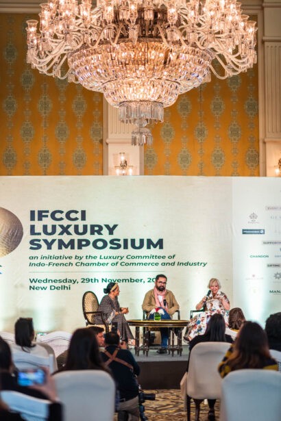 IFCCI, Indo-French Camber of Commerce and Industry, Luxury Symposium, Leela New Delhi, Payal Kanwar, Srimoyi, Swagata Bottero, Peepul, LongForm, Luxury Conference, Supporting Partner, Naina.co, Naina Redhu, Comite Colbert, Benedict Epinay