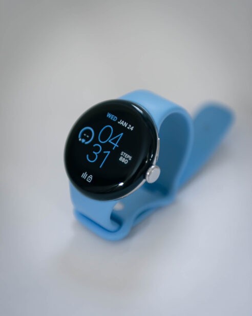 google pixel watch 2, teampixel, powder blue band, ecg monitor, fitbit, gorilla glass, smart watch, round watch face, google india, naina redhu. naina.co, eyesfortechnology, nainaxgoogle