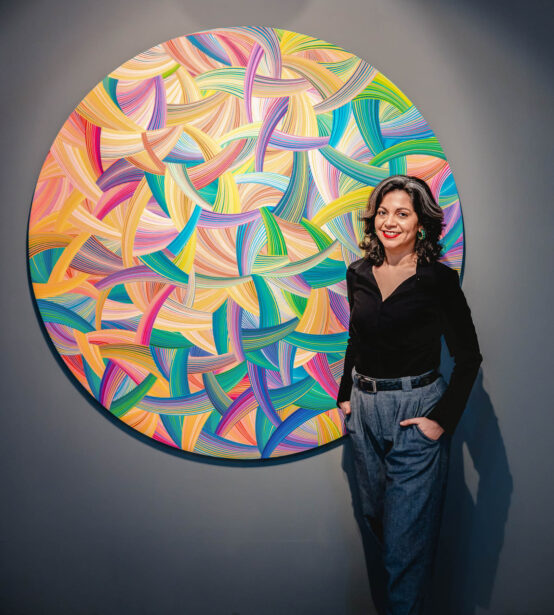 naina.co, naina redhu, artist, the art qurious, TAQ, art gallery, gallery show, group show, geometric abstraction, circular canvas, khaosphilos, Adelaide, south Australia, india, acrylics on canvas, original art, contemporary art, colorful art, Travancore palace, new delhi