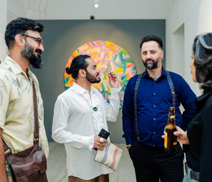 naina.co, naina redhu, artist, the art qurious, TAQ, art gallery, gallery show, group show, geometric abstraction, circular canvas, khaosphilos, Adelaide, south Australia, india, acrylics on canvas, original art, contemporary art, colorful art, Travancore palace, new delhi