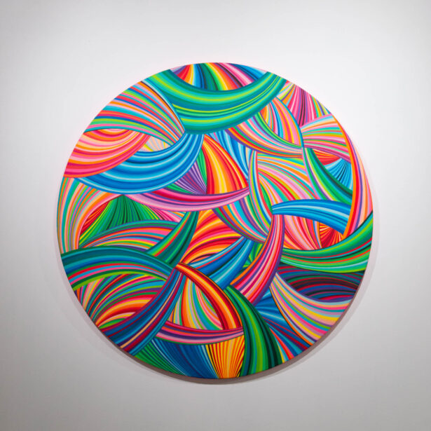 naina.co, naina redhu, artist, the art qurious, TAQ, art gallery, gallery show, group show, geometric abstraction, circular canvas, khaosphilos, Adelaide, south Australia, india, acrylics on canvas, original art, contemporary art, colorful art, Travancore palace, new delhi