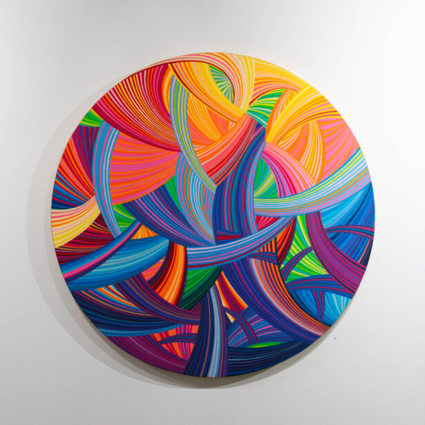 naina.co, naina redhu, artist, the art qurious, TAQ, art gallery, gallery show, group show, geometric abstraction, circular canvas, khaosphilos, Adelaide, south Australia, india, acrylics on canvas, original art, contemporary art, colorful art, Travancore palace, new delhi