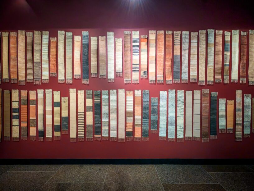 AGSA, Art Gallery of South Australia, Adelaide, Radical Textiles, Exhibition, Tapestries, Carpets, Quilts, Embroidery, EyesForArt, Textile Installations, Posters, Banners, Australian Artists, Art Exhibit, Naina Redhu, Naina.co