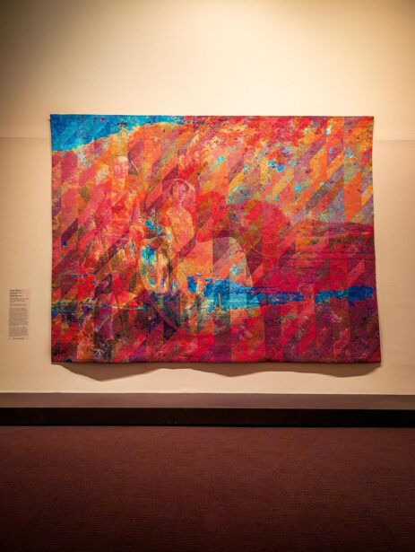 AGSA, Art Gallery of South Australia, Adelaide, Radical Textiles, Exhibition, Tapestries, Carpets, Quilts, Embroidery, EyesForArt, Textile Installations, Posters, Banners, Australian Artists, Art Exhibit, Naina Redhu, Naina.co