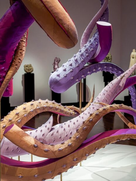 AGSA, Art Gallery of South Australia, Adelaide, Radical Textiles, Exhibition, Tapestries, Carpets, Quilts, Embroidery, EyesForArt, Textile Installations, Posters, Banners, Australian Artists, Art Exhibit, Naina Redhu, Naina.co