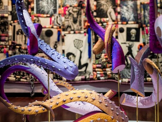 AGSA, Art Gallery of South Australia, Adelaide, Radical Textiles, Exhibition, Tapestries, Carpets, Quilts, Embroidery, EyesForArt, Textile Installations, Posters, Banners, Australian Artists, Art Exhibit, Naina Redhu, Naina.co
