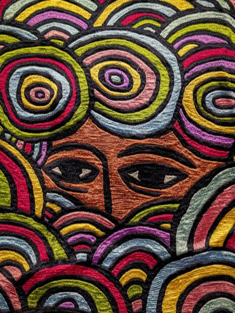 AGSA, Art Gallery of South Australia, Adelaide, Radical Textiles, Exhibition, Tapestries, Carpets, Quilts, Embroidery, EyesForArt, Textile Installations, Posters, Banners, Australian Artists, Art Exhibit, Naina Redhu, Naina.co