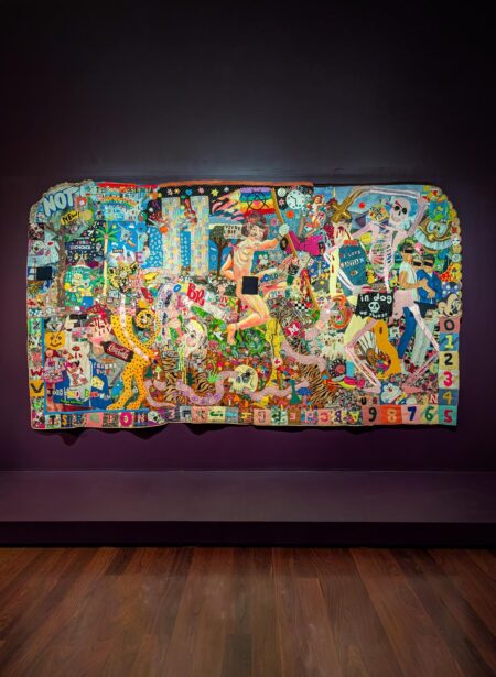 AGSA, Art Gallery of South Australia, Adelaide, Radical Textiles, Exhibition, Tapestries, Carpets, Quilts, Embroidery, EyesForArt, Textile Installations, Posters, Banners, Australian Artists, Art Exhibit, Naina Redhu, Naina.co