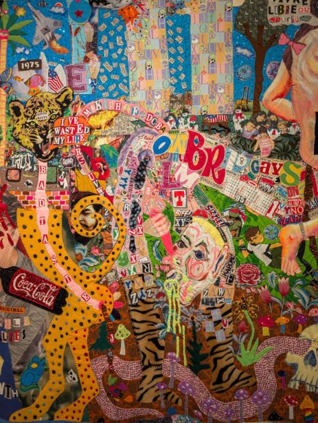 AGSA, Art Gallery of South Australia, Adelaide, Radical Textiles, Exhibition, Tapestries, Carpets, Quilts, Embroidery, EyesForArt, Textile Installations, Posters, Banners, Australian Artists, Art Exhibit, Naina Redhu, Naina.co
