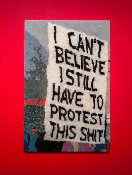 AGSA, Art Gallery of South Australia, Adelaide, Radical Textiles, Exhibition, Tapestries, Carpets, Quilts, Embroidery, EyesForArt, Textile Installations, Posters, Banners, Australian Artists, Art Exhibit, Naina Redhu, Naina.co