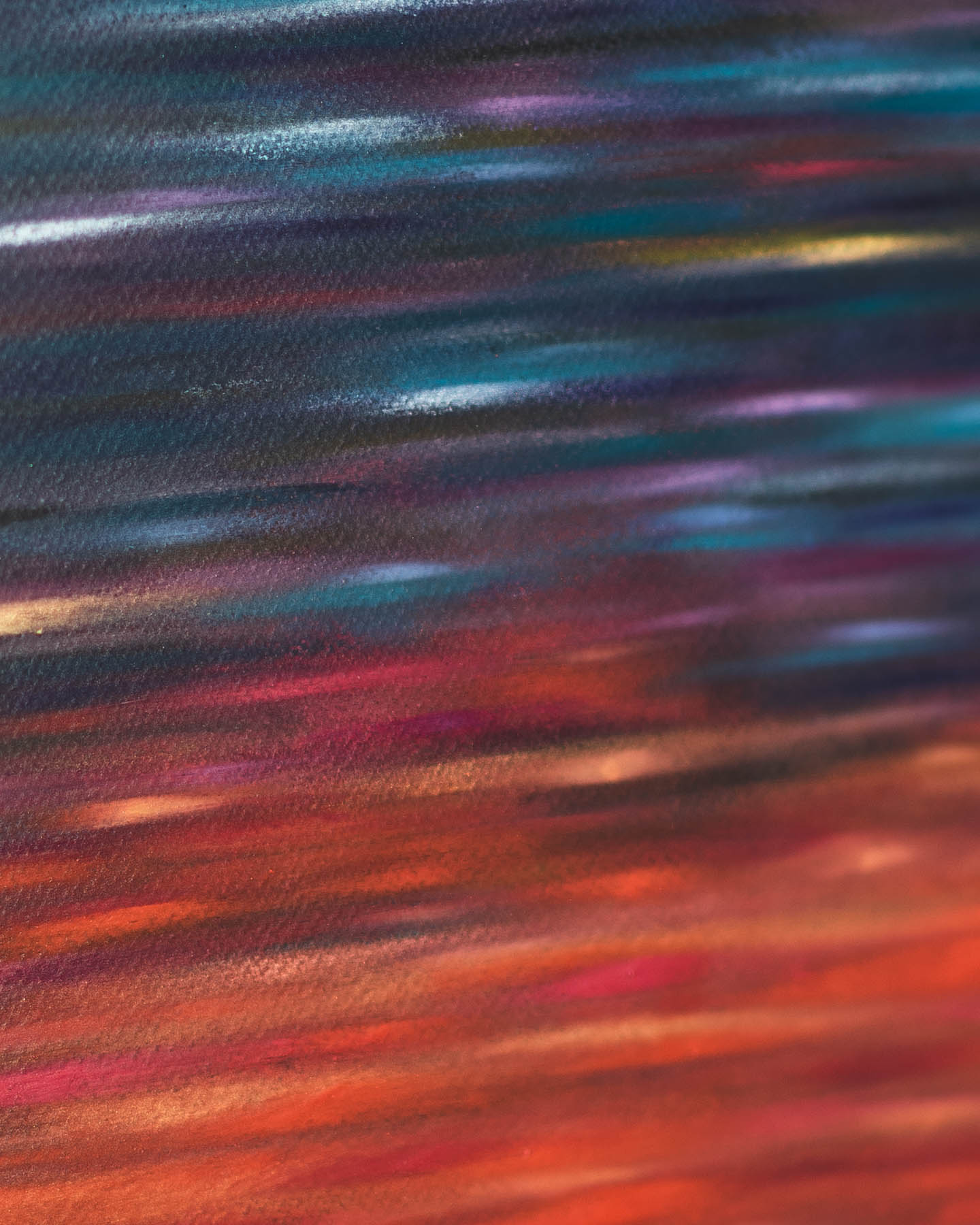 Adelaide sky painting, Adelaide artist, Australian artist, oil pastels, watercolour paper, sennelier, Australian sky art, oil painting, Adelaide photographer, naina.co, naina Redhu, landscape painter, abstract artist, khaosphilos, oil on paper, sky abstract