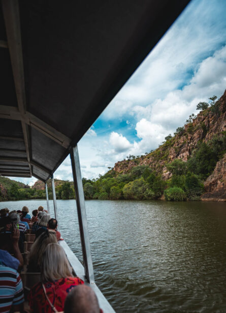 naina redhu, naina.co. journey beyond rail, the ghan, nitmiluk gorge cruise, landon, boat, Australia, Australian countryside, by train, rail journeys, travel photographer, locomotive, write, blogger, experience collector, aboriginal land, rock art, river cruise, Adelaide photographer, northern territory, Katherine, North Australia, off train experiences, great southern rail, Australian tourism