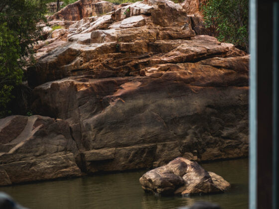 naina redhu, naina.co. journey beyond rail, the ghan, nitmiluk gorge cruise, landon, boat, Australia, Australian countryside, by train, rail journeys, travel photographer, locomotive, write, blogger, experience collector, aboriginal land, rock art, river cruise, Adelaide photographer, northern territory, Katherine, North Australia, off train experiences, great southern rail, Australian tourism