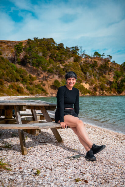 naina redhu, naina.co, new zealand, auckland, waitawa, mataitai bay, shells, beach, reserve, tourism, travel photographer, ocean, self portraits, writer, blogger, experience collector, Adelaide photographer, jetty, pier, waves, forest, east coast
