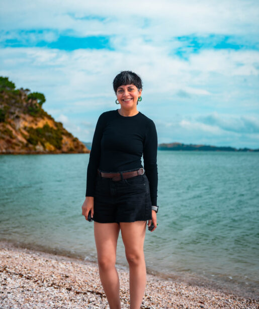 naina redhu, naina.co, new zealand, auckland, waitawa, mataitai bay, shells, beach, reserve, tourism, travel photographer, ocean, self portraits, writer, blogger, experience collector, Adelaide photographer, jetty, pier, waves, forest, east coast