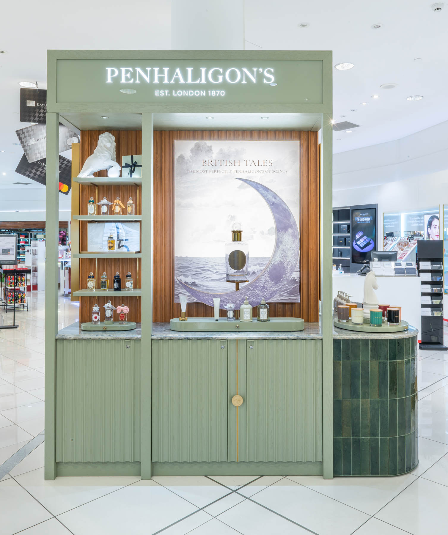 penhaligons, David Jones, Adelaide photographer, store front, visual merchandise photographer, store photographer, store photography, fragrance brand, London, PUIG, perfumes, eyesforluxury, luxury brand, puig oceania, naina Redhu, naina.co, professional photography