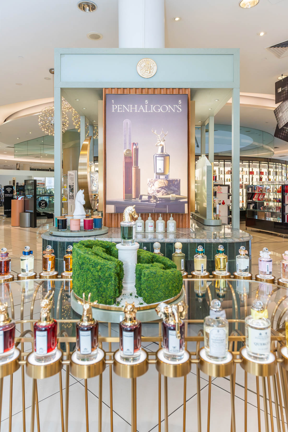 penhaligons, David Jones, Adelaide photographer, store front, visual merchandise photographer, store photographer, store photography, fragrance brand, London, PUIG, perfumes, eyesforluxury, luxury brand, puig oceania, naina Redhu, naina.co, professional photography