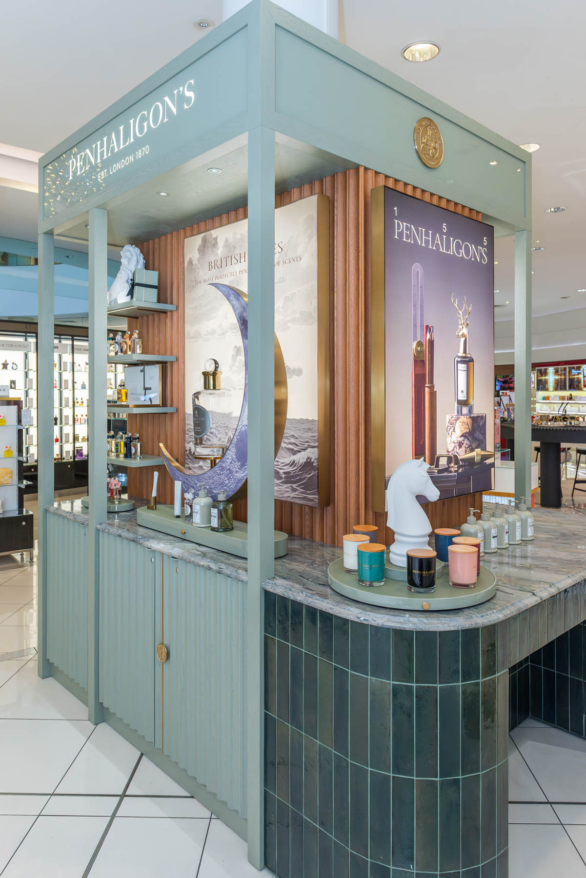 penhaligons, David Jones, Adelaide photographer, store front, visual merchandise photographer, store photographer, store photography, fragrance brand, London, PUIG, perfumes, eyesforluxury, luxury brand, puig oceania, naina Redhu, naina.co, professional photography