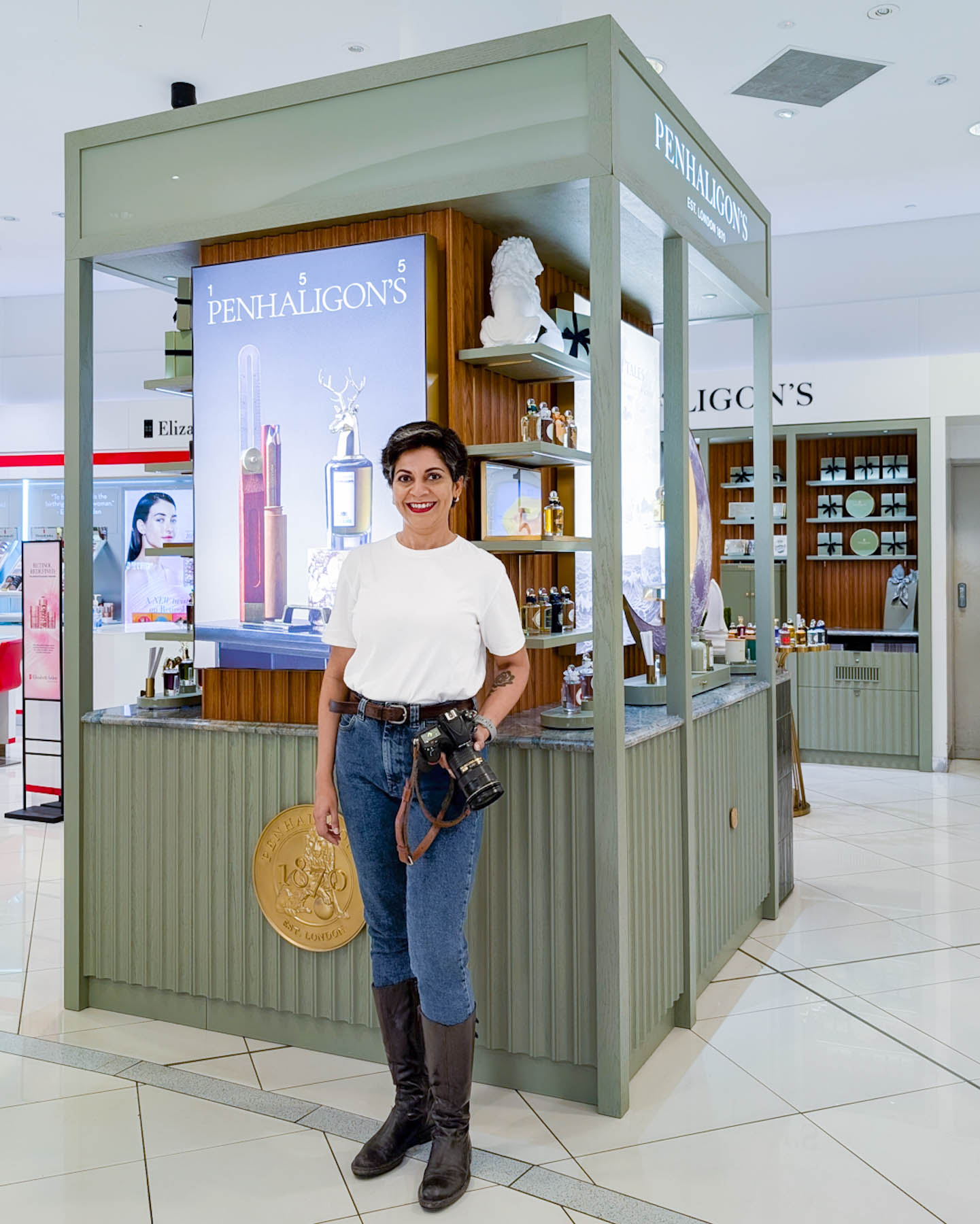 penhaligons, David Jones, Adelaide photographer, store front, visual merchandise photographer, store photographer, store photography, fragrance brand, London, PUIG, perfumes, eyesforluxury, luxury brand, puig oceania, naina Redhu, naina.co, professional photography