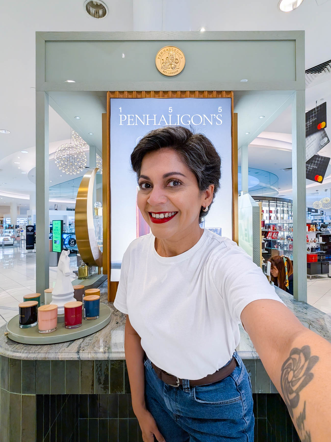 penhaligons, David Jones, Adelaide photographer, store front, visual merchandise photographer, store photographer, store photography, fragrance brand, London, PUIG, perfumes, eyesforluxury, luxury brand, puig oceania, naina Redhu, naina.co, professional photography