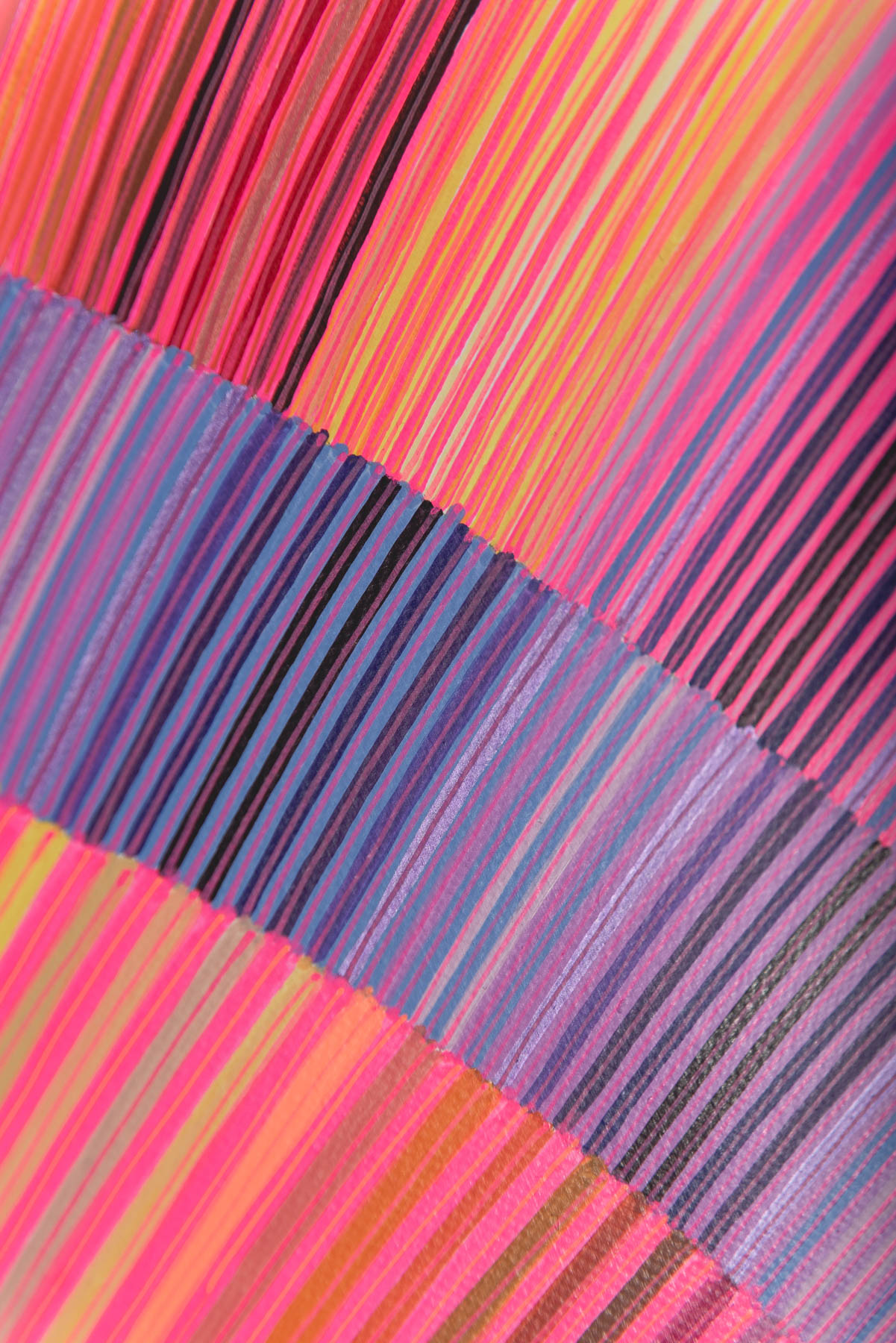 naina Redhu, naina.co, contemporary art, professional artist, round canvas, acrylics on canvas, synthetic polymer on canvas, original painting, Adelaide artist, Australia, Australian, we ride at dawn, 90 cms diameter, khaosphilos, art by naina, signature style, 2025, aurora australis, pink, orange, sunrise, Adelaide painter, contemporary artist