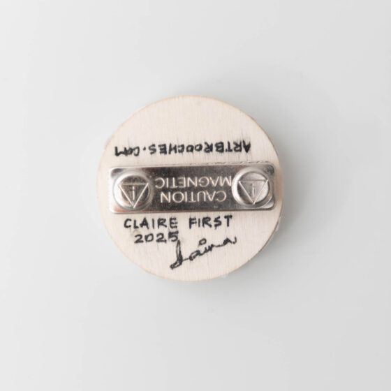 Claire First, 2025. Wearable Art Brooch - Image 2