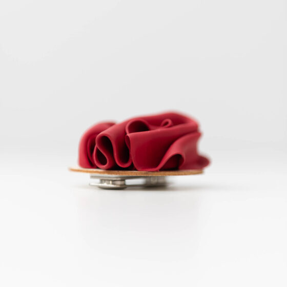 Red May, 2025. Wearable Art Brooch - Image 4