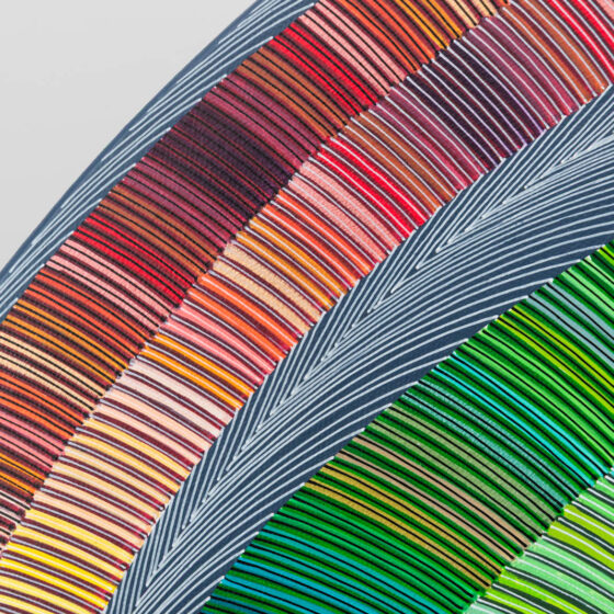Naina Redhu, naina.co, contemporary art, abstract art, tondo, professional artist, round canvas, acrylics on canvas, synthetic polymer on canvas, original painting, Adelaide artist, Australia, Australian, system of becoming, 90 cms diameter, khaosphilos, art by naina, signature style, 2025, ouroboros, green, yellow, ochre, ourobori, snake eating its tail, rebirth, transformation, Adelaide painter, contemporary artist