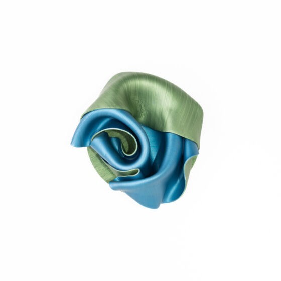 Seafoam Water 02, 2025. Wearable Art Brooch
