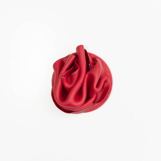 Red May, 2025. Wearable Art Brooch