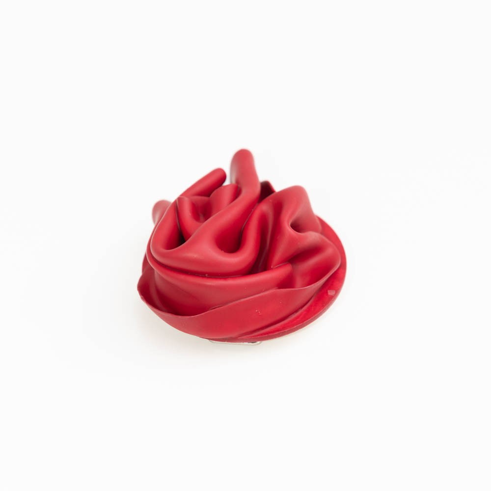 Red May, 2025. Wearable Art Brooch - Image 3