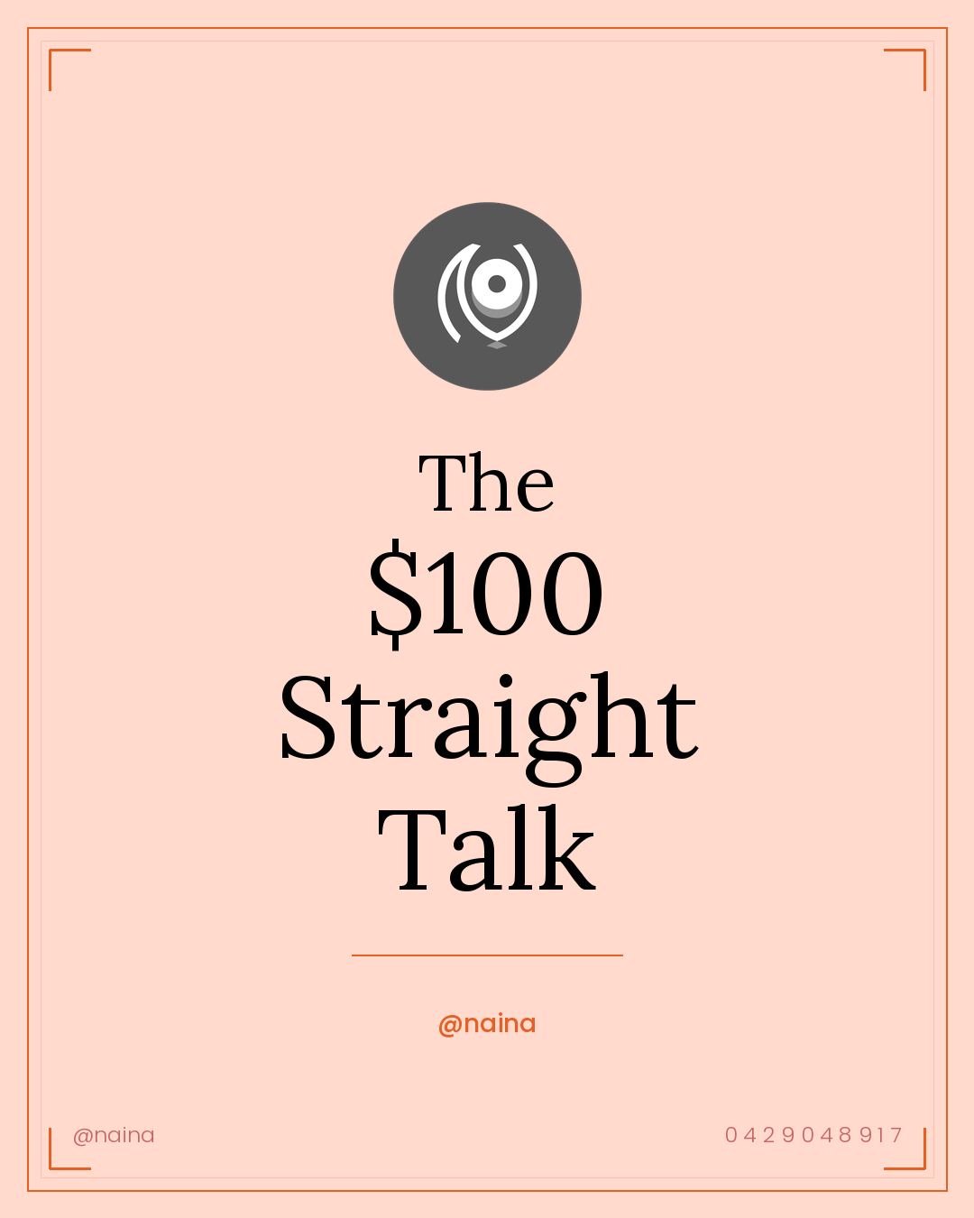 The $100 Straight Talk
