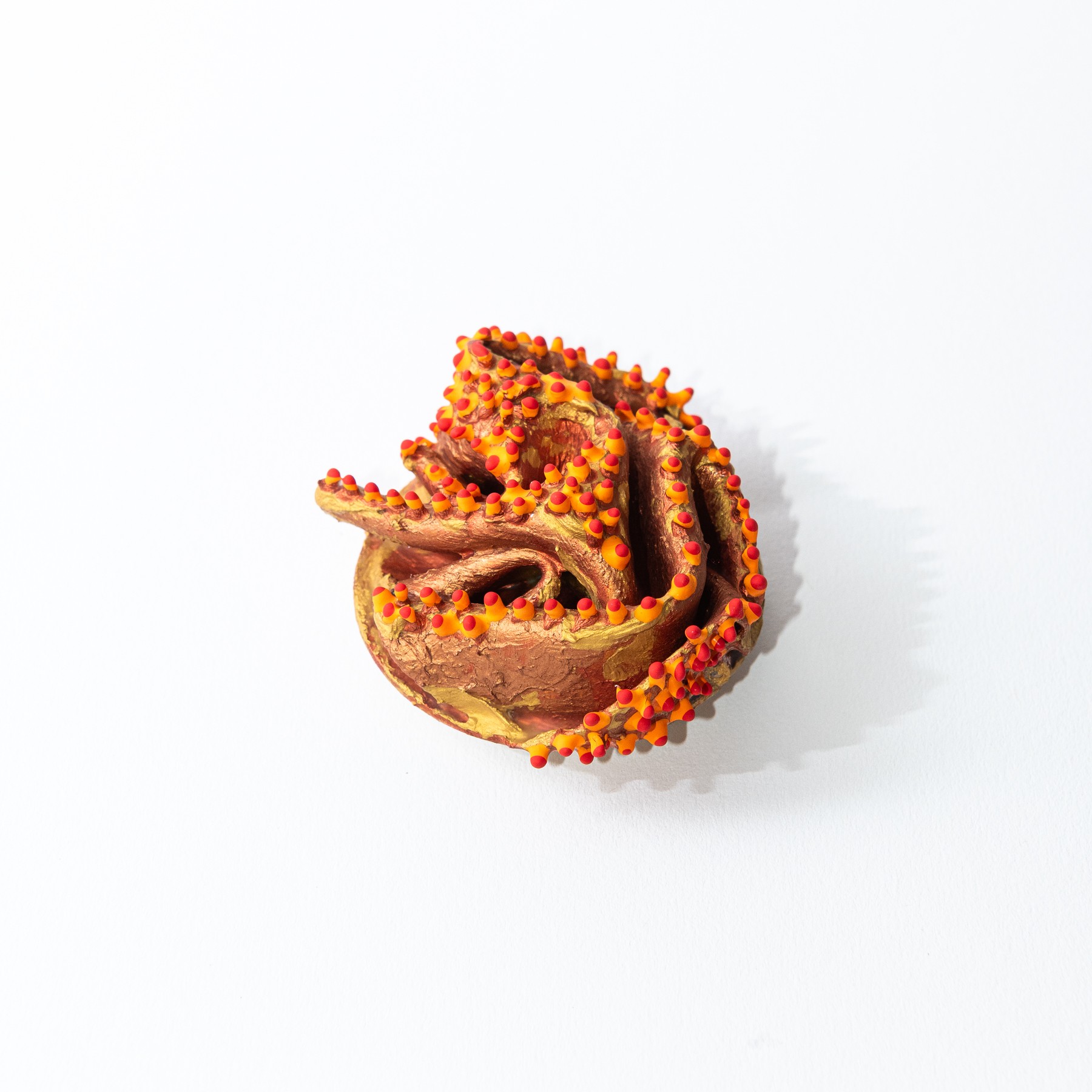 Red Range, 2026. Wearable Art Brooch - Image 4